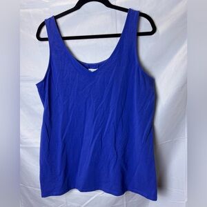J. Jill Cobalt Blue Women's Reversible Tank Top